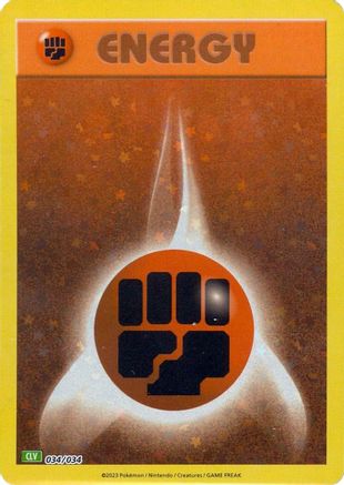 [PKM BE] Basic Fighting Energy [Trading Card Game Classic]