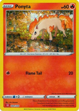 [PKM] Ponyta [Trading Card Game Classic]