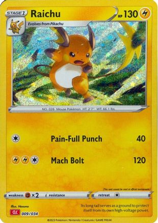 [PKM] Raichu [Trading Card Game Classic]