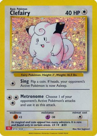 [PKM-R] Clefairy [Trading Card Game Classic]