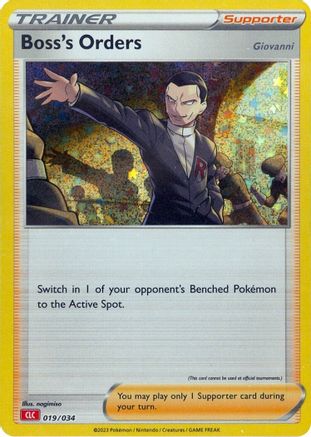 [PKM] Boss's Orders (CLC) [Trading Card Game Classic]
