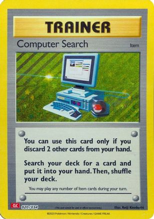 [PKM] Computer Search (CLC) [Trading Card Game Classic]
