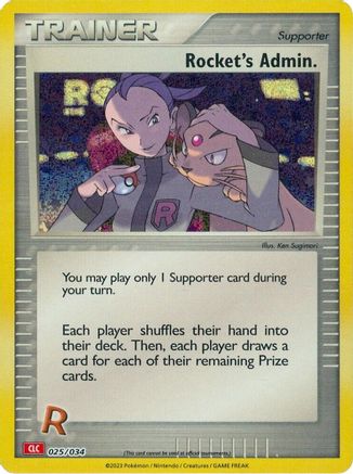 [PKM] Rocket's Admin. (CLC) [Trading Card Game Classic]