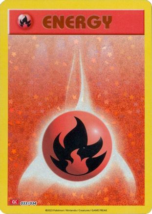 [PKM BE] Basic Fire Energy [Trading Card Game Classic]