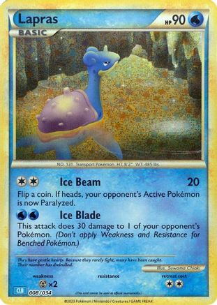[PKM-R] Lapras [Trading Card Game Classic]