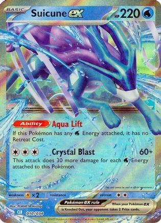 [PKM] Suicune ex (010/034) [Trading Card Game Classic]