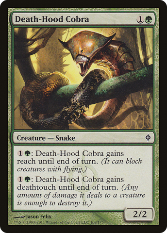{C} Death-Hood Cobra [New Phyrexia][NPH 108]
