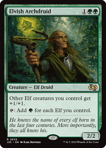 {R} Elvish Archdruid [Foundations Jumpstart][J25 655]