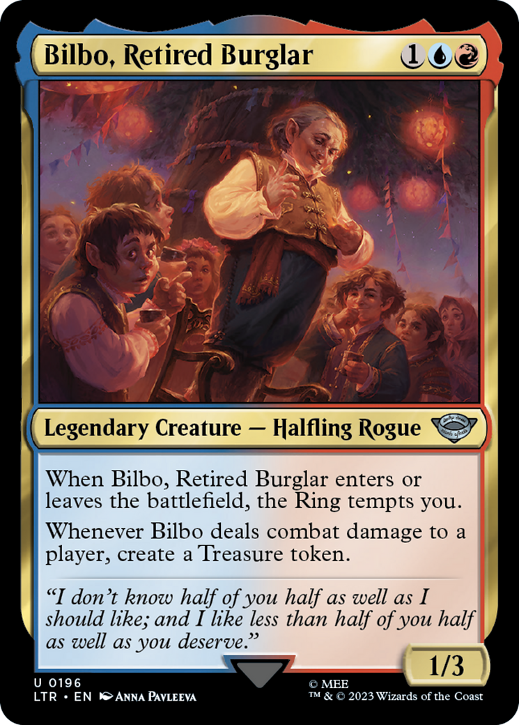 {C} Bilbo, Retired Burglar [The Lord of the Rings: Tales of Middle-Earth][LTR 196]