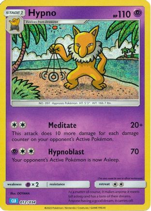[PKM] Hypno [Trading Card Game Classic]