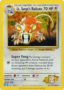 [PKM-R] Lt. Surge's Raticate [Trading Card Game Classic]