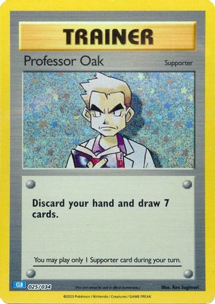 [TR] Professor Oak (CLB) [Trading Card Game Classic]