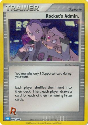 [PKM] Rocket's Admin. (CLB) [Trading Card Game Classic]