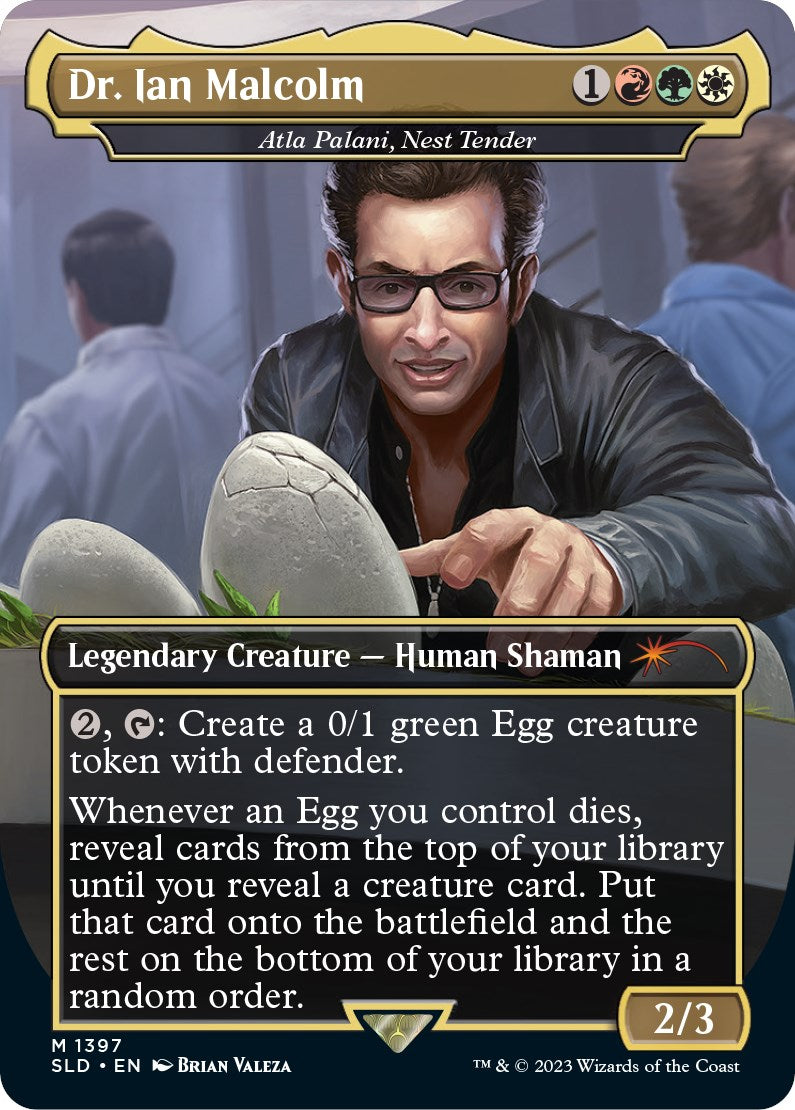 {R} Dr. Ian Malcolm - Atla Palani, Nest Tender [Secret Lair Drop Series][SLD 1397]