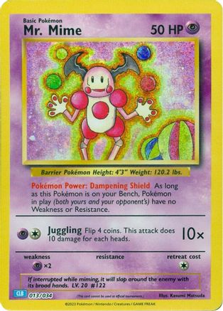 [PKM-R] Mr. Mime [Trading Card Game Classic]