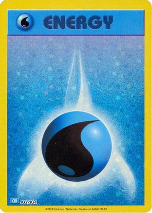 [BE] Basic Water Energy [Trading Card Game Classic]