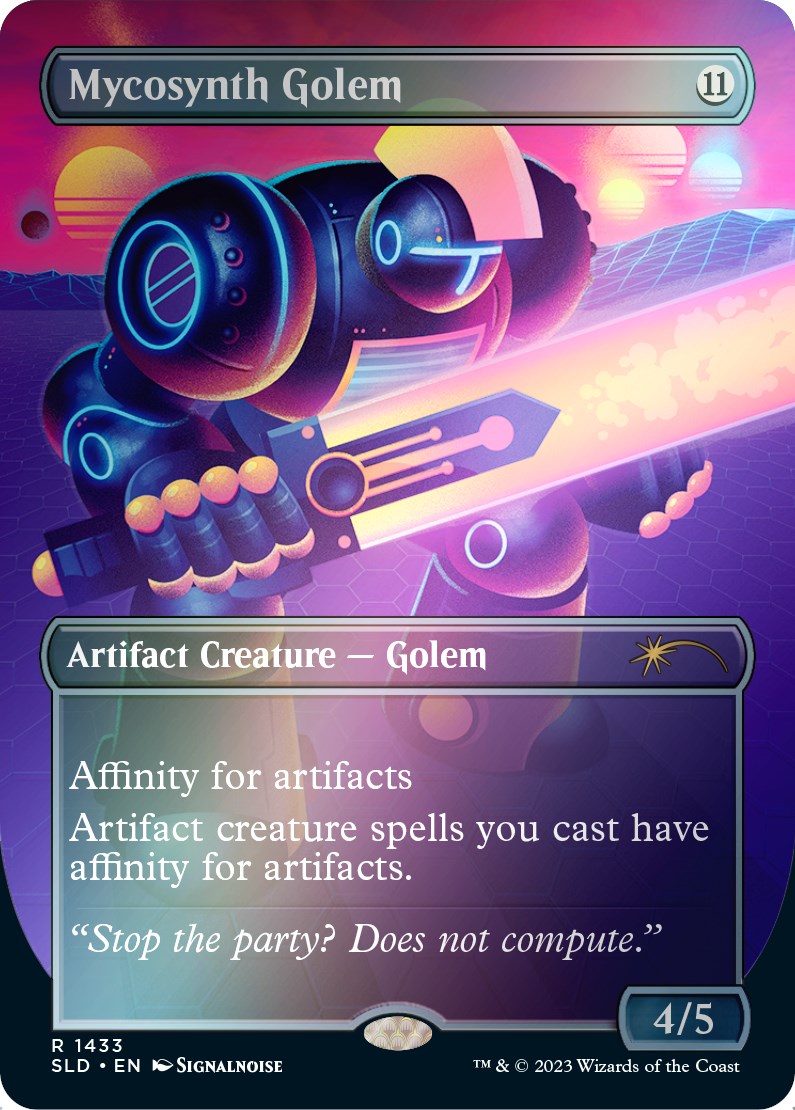 {R} Mycosynth Golem (Rainbow Foil) [Secret Lair Drop Series][RBF SLD 1433]