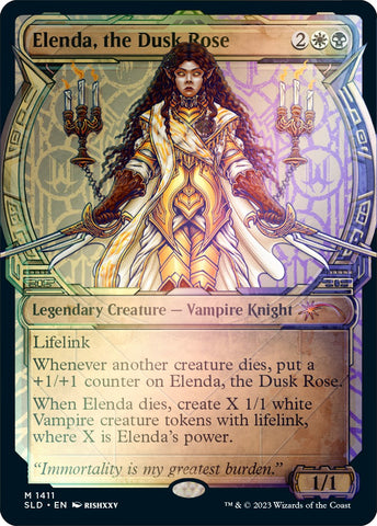 {R} Elenda, the Dusk Rose (Rainbow Foil) [Secret Lair Drop Series][RBF SLD 1411]