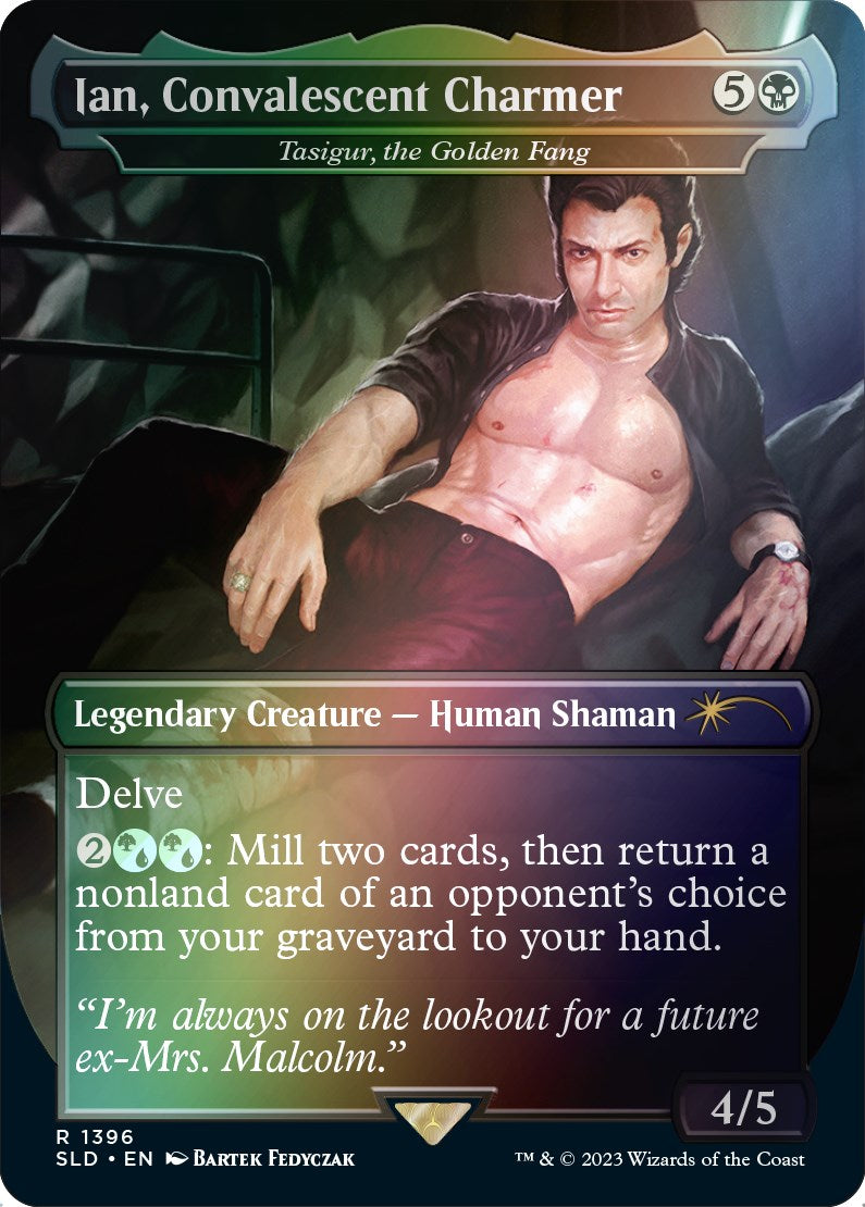 {R} Ian, Convalescent Charmer - Tasigur, the Golden Fang (Rainbow Foil) [Secret Lair Drop Series][RBF SLD 1396]