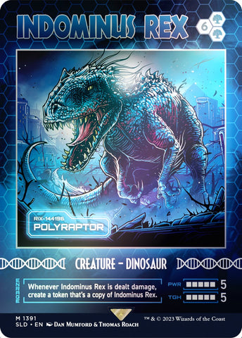{R} Indominus Rex - Polyraptor (Rainbow Foil) [Secret Lair Drop Series][RBF SLD 1391]