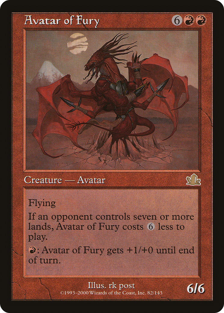 {R} Avatar of Fury [Prophecy][PCY 082] - Misty Mountain Games