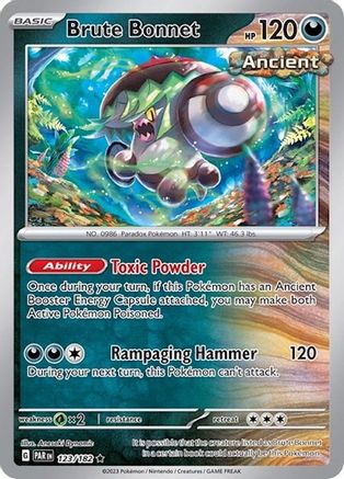 [PKM] Brute Bonnet (123/182) (Cosmos Holo) [Scarlet & Violet: Paradox Rift]