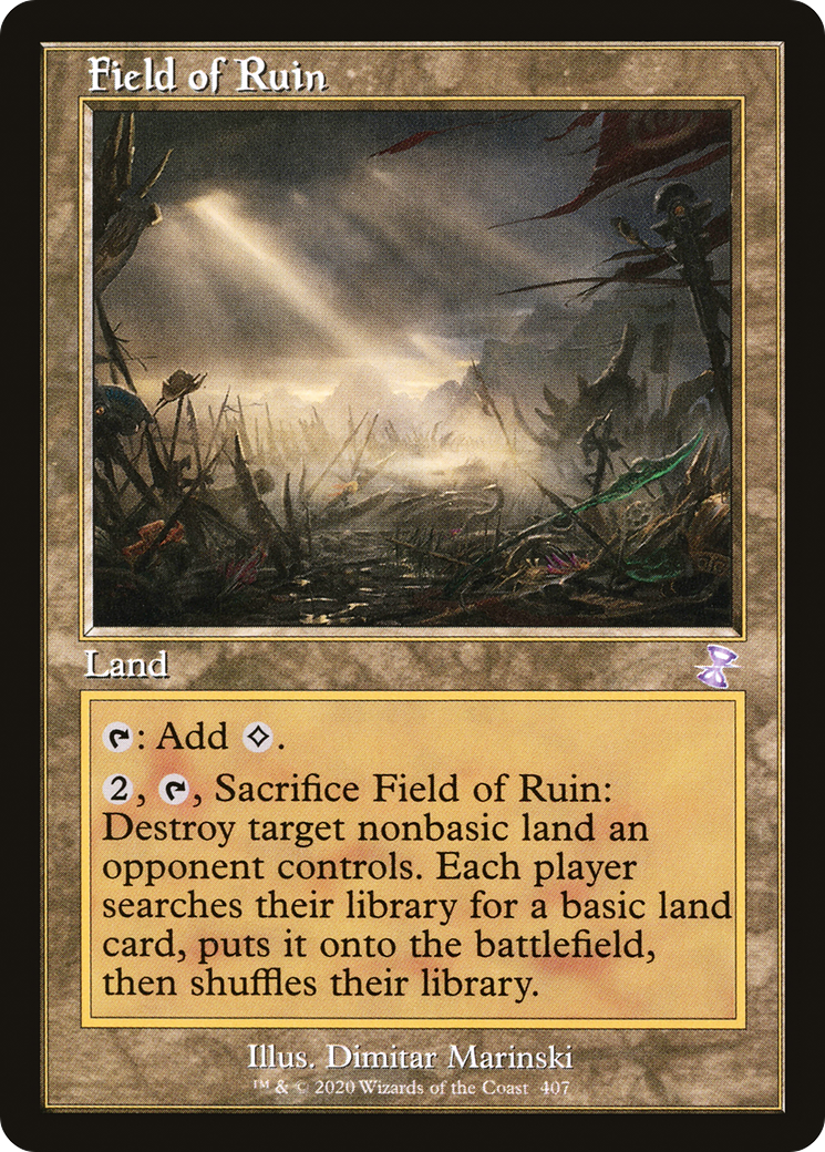 {R} Field of Ruin (Timeshifted) [Time Spiral Remastered][TSR 407]