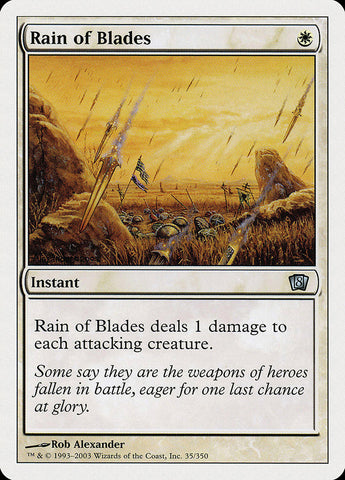 {C} Rain of Blades [Eighth Edition][8ED 035]