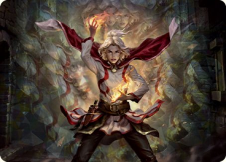 {A} Delina, Wild Mage Art Card [Dungeons & Dragons: Adventures in the Forgotten Realms Art Series][AAFR 031]