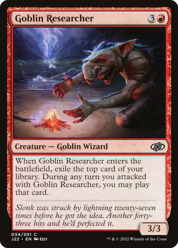 {C} Goblin Researcher [Jumpstart 2022][J22 034]