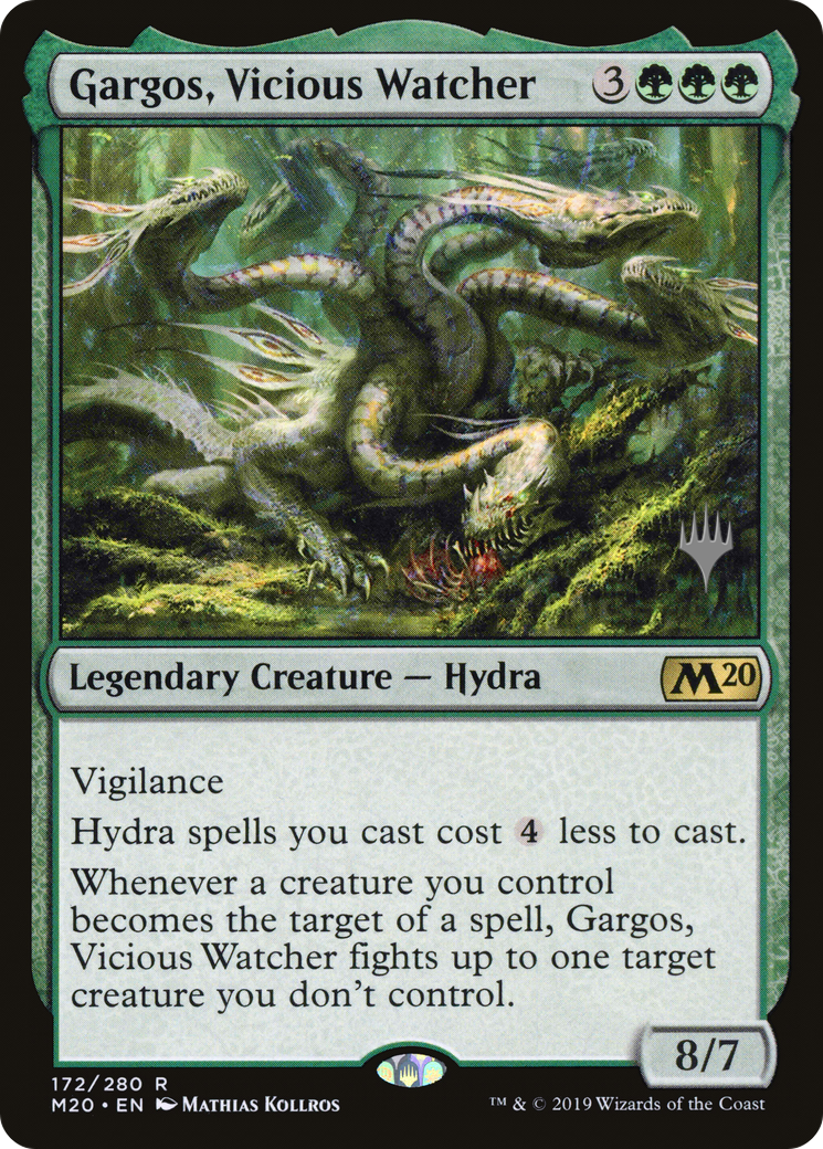 {R} Gargos, Vicious Watcher (Promo Pack) [Core Set 2020 Promos][PP M20 172]