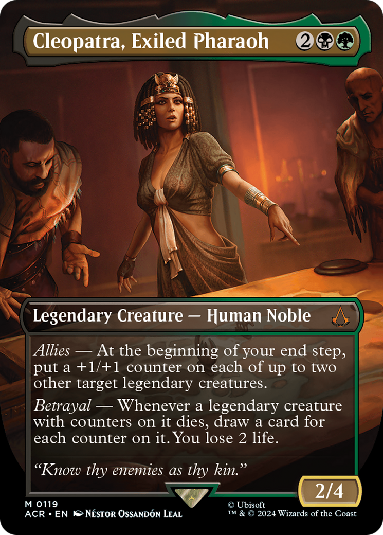 {R} Cleopatra, Exiled Pharaoh (Borderless) [Assassin's Creed][ACR 119]