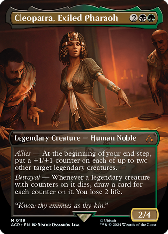 {R} Cleopatra, Exiled Pharaoh (Borderless) [Assassin's Creed][ACR 119]