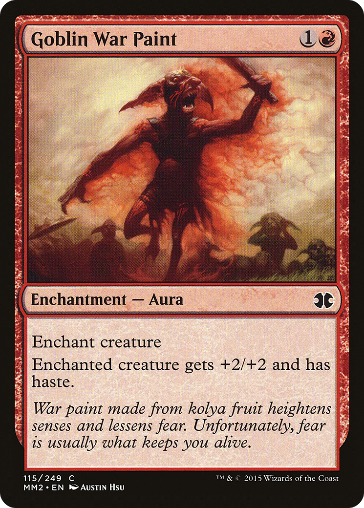 {C} Goblin War Paint [Modern Masters 2015][MM2 115] - Misty Mountain Games