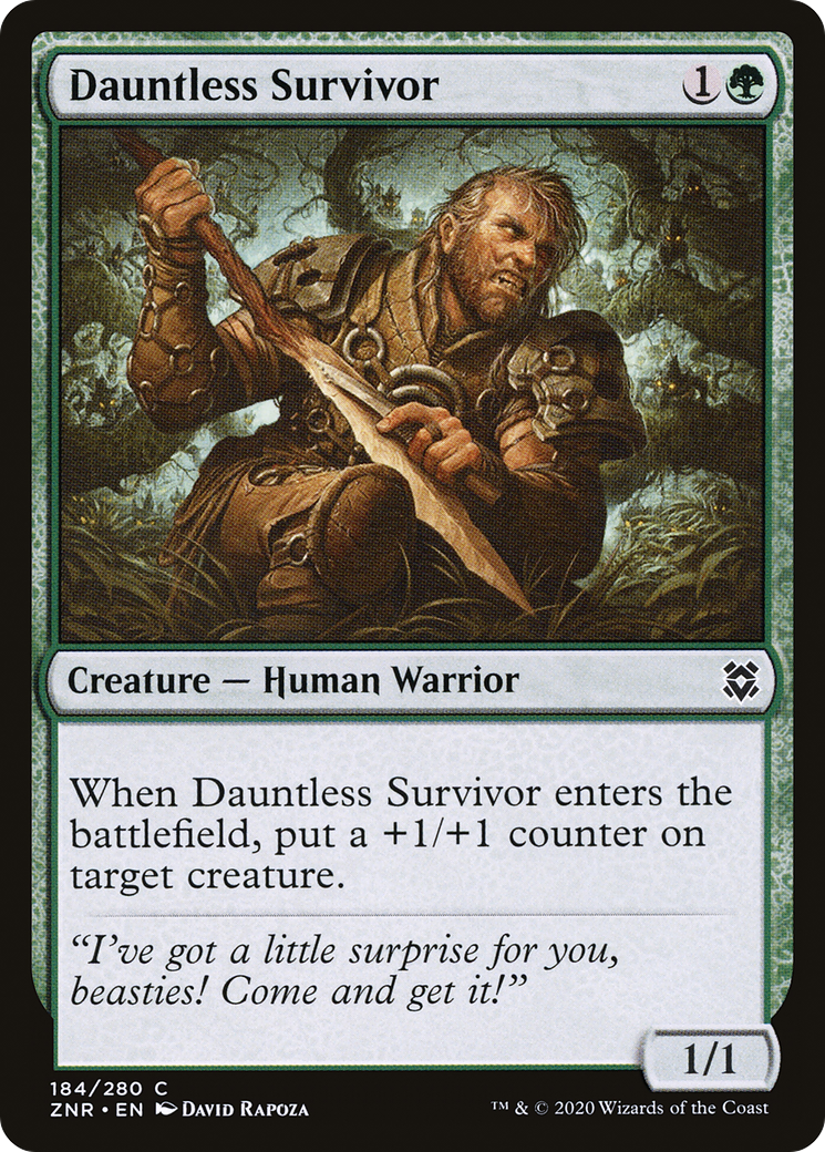 {C} Dauntless Survivor [Zendikar Rising][ZNR 184]