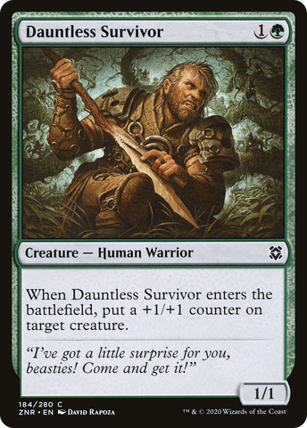{C} Dauntless Survivor [Zendikar Rising][ZNR 184]