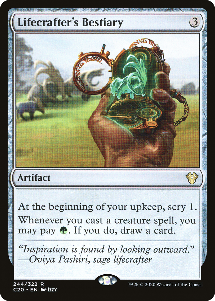 {R} Lifecrafter's Bestiary [Commander 2020][C20 244]