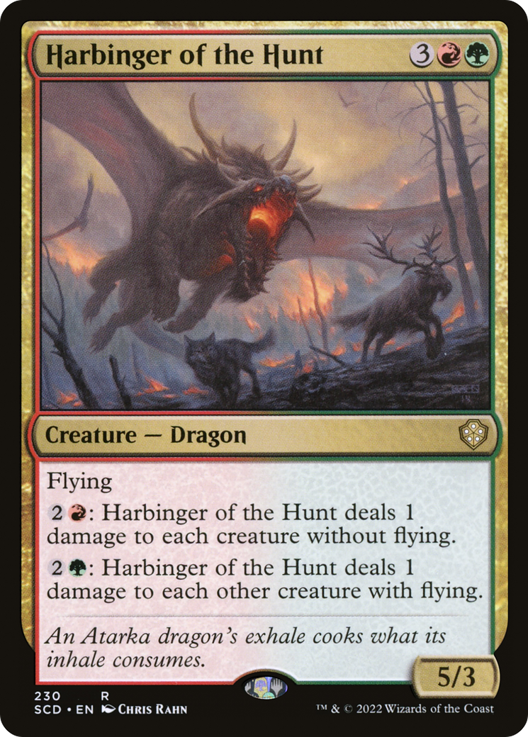 {R} Harbinger of the Hunt [Starter Commander Decks][SCD 230]