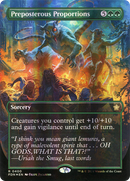 {@R} Preposterous Proportions (Borderless) (Mana Foil) [Foundations][FDN 400]