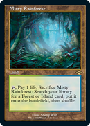 {R} Misty Rainforest (Retro Foil Etched) [Modern Horizons 2][RF ET MH2 438]