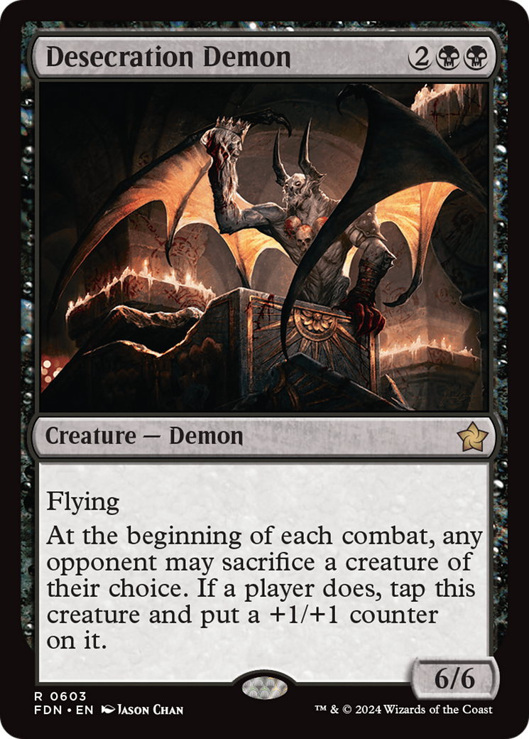 {@R} Desecration Demon [Foundations][FDN 603]