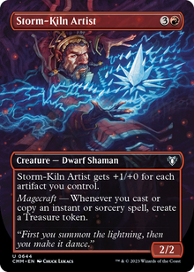 {C} Storm-Kiln Artist (Borderless Alternate Art) [Commander Masters][CMM 644]