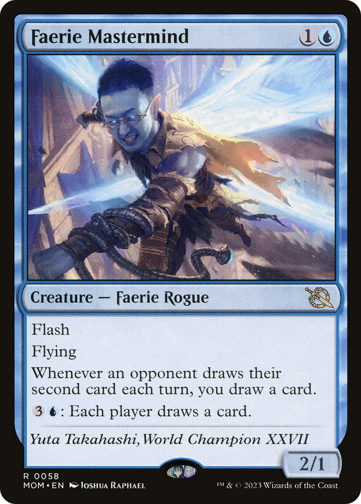 {R} Faerie Mastermind [March of the Machine][MOM 058]