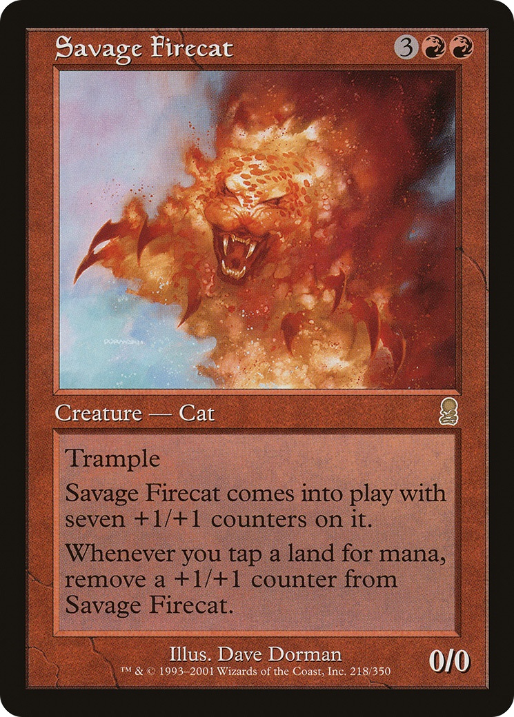 {R} Savage Firecat [Odyssey][ODY 218] - Misty Mountain Games