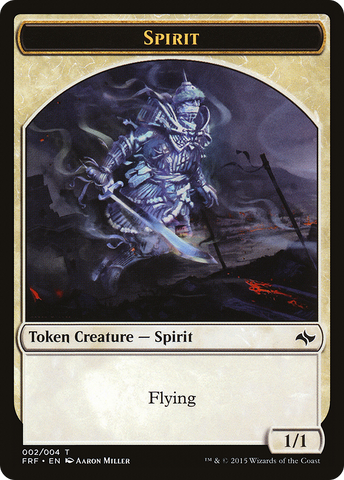 {T} Spirit Token [Fate Reforged Tokens][TFRF 002]