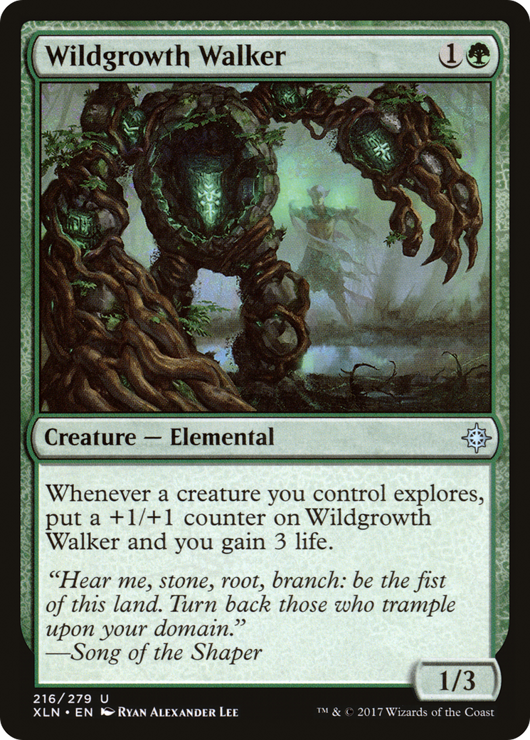 {C} Wildgrowth Walker [Ixalan][XLN 216]