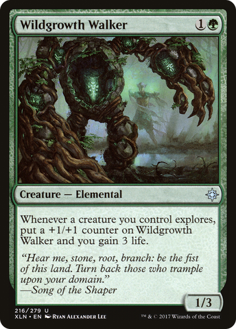 {C} Wildgrowth Walker [Ixalan][XLN 216]
