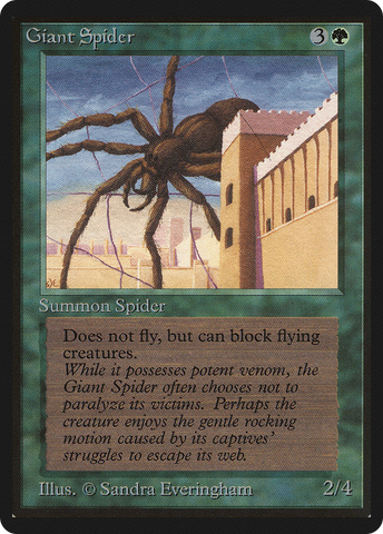 {C} Giant Spider [Beta Edition][LEB 199]