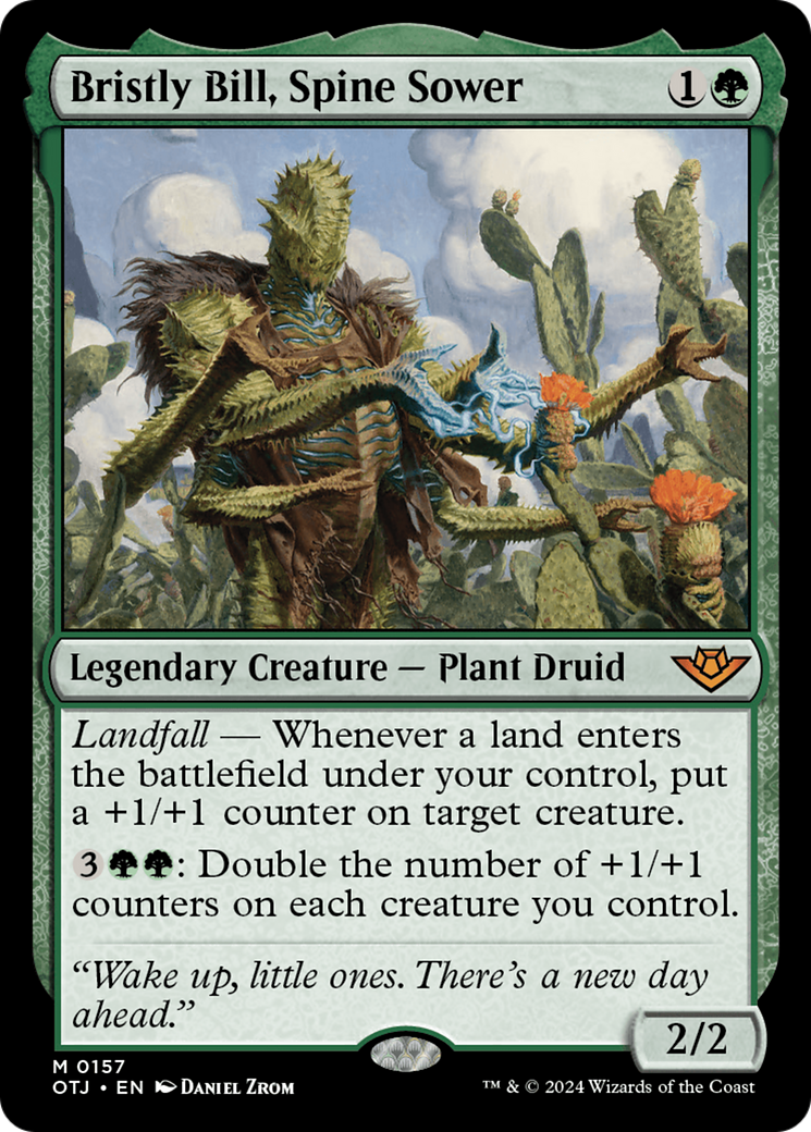 {@R} Bristly Bill, Spine Sower [Outlaws of Thunder Junction][OTJ 157]