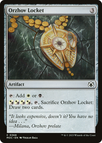{C} Orzhov Locket [March of the Machine Commander][MOC 368]